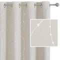 Smile Weaver Cream Blackout Curtains 96 Inches Long For Living Room,Room Darkening Bedroom Curtain,Soft Thick Noise Reducing The