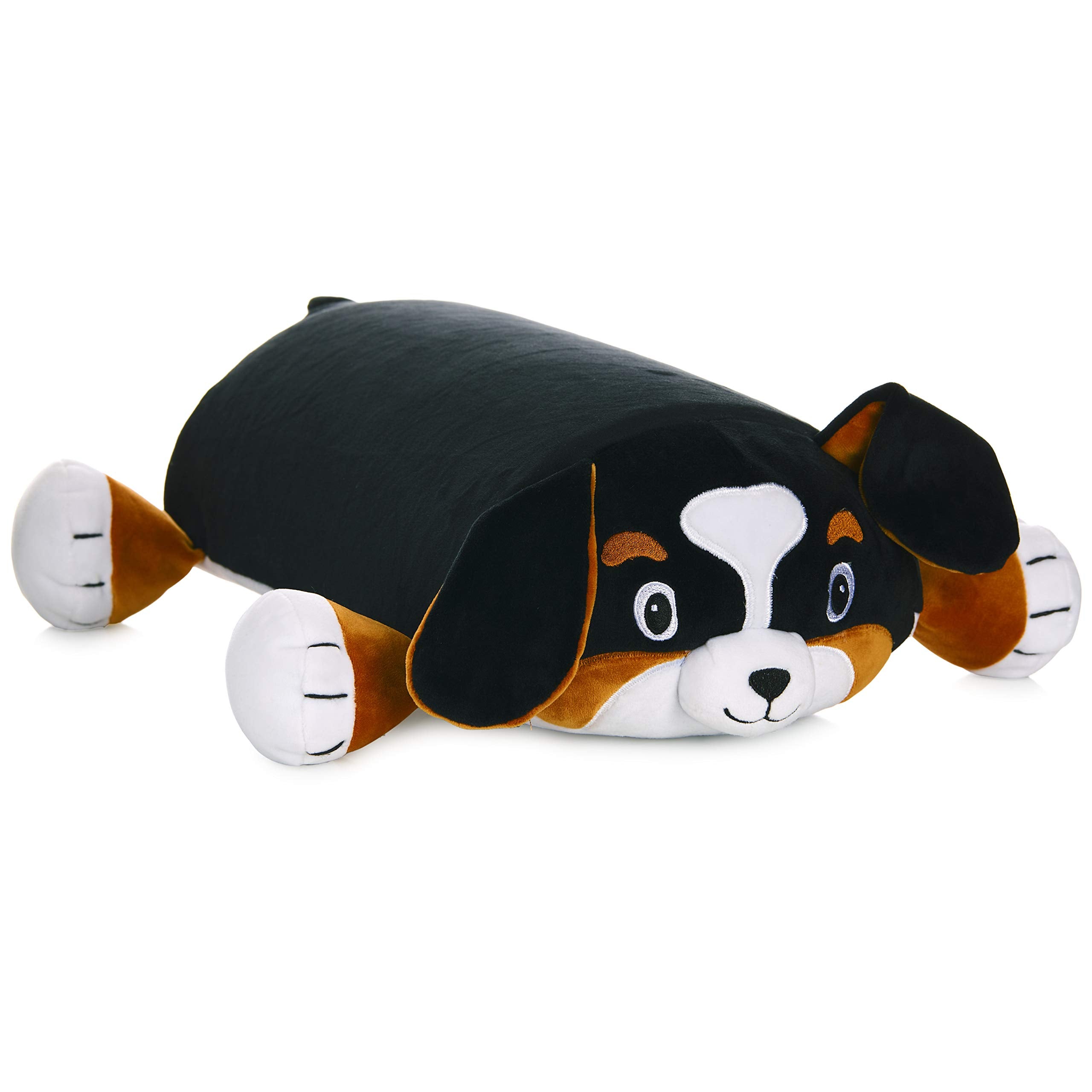MEMORY MATES Bernie The Bernese Dog Memory Foam Pillow Plush,15    Stuffed Animal