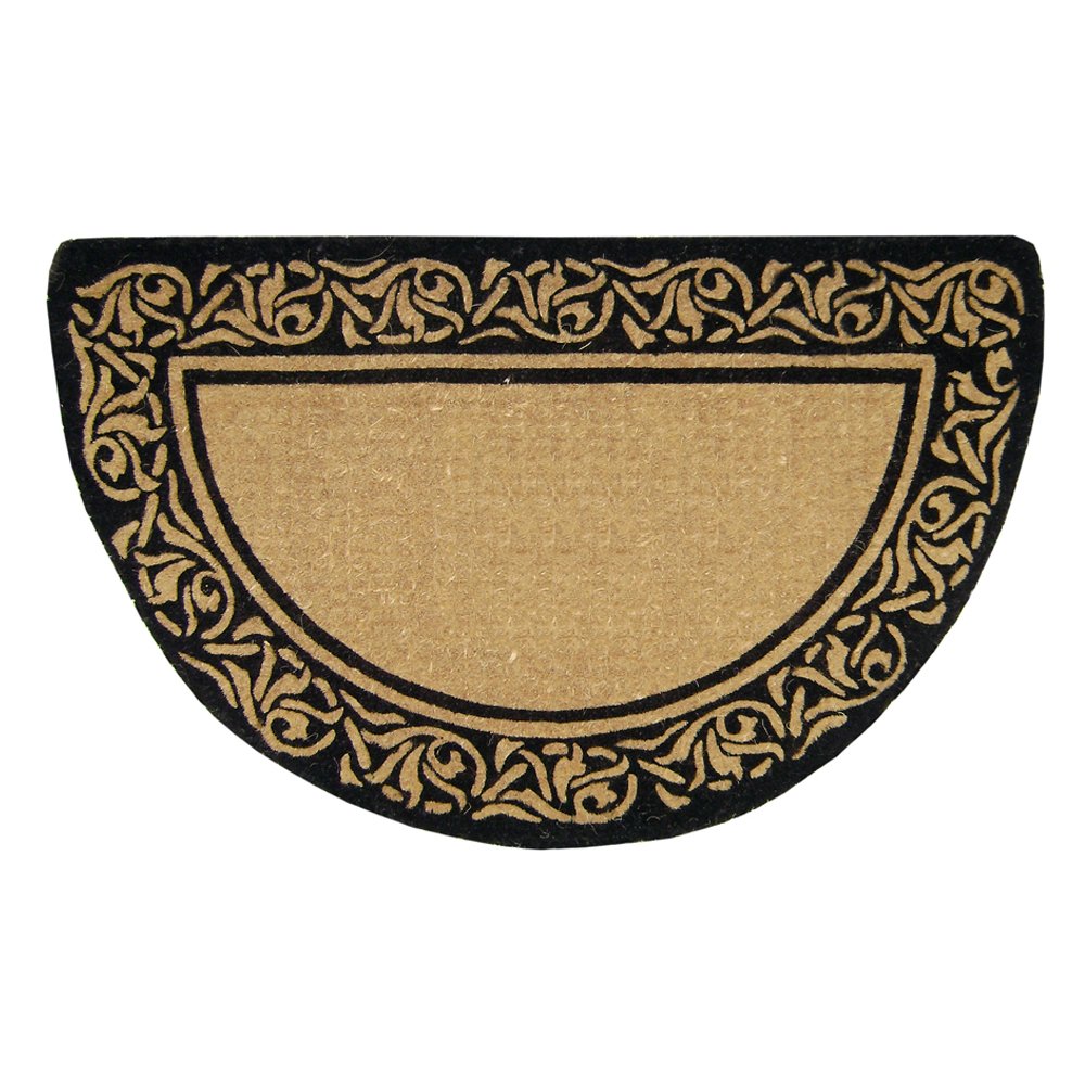 Nedia Home O2241 Heavy Duty Coir Doormat Bella, Plain - 22' X 36'