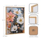 Gallery Boho Flowers in Muted Neutrals Print by The Creative Bunch Studio