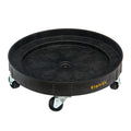 ELAFROS 30 Gallon and 55 Gallon Heavy Duty Plastic Drum Dolly - Durable Plastic Drum Cart 900 lb. Capacity- Barrel Dolly with 5 