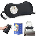 Luxtude Inflatable Lumbar Pillow For Airplane Travel, Lumbar Support Pillow For Office Chair/Car, Self-Inflating Travel Lumbar P