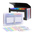 Skydue Receipt Coupon Organizer Holder, 2 Packs 13 Pockets Small Accordion File Organizer, Mini Expanding File Folder For Small