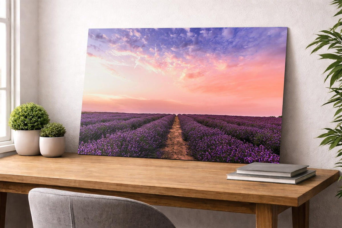 DesignSkinz Wall Art | HD Metal Prints | Home Decor for Living Room, Bedroom, Office, Study, Shelf (24x16inch)  Pastel Peace