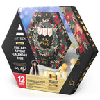 Arteza Advent Calendar 2023 (Fine Art, 12 Days) Art Supplies Holiday Gift for Adults, Includes Acrylic, Gouache & Watercolor Pai