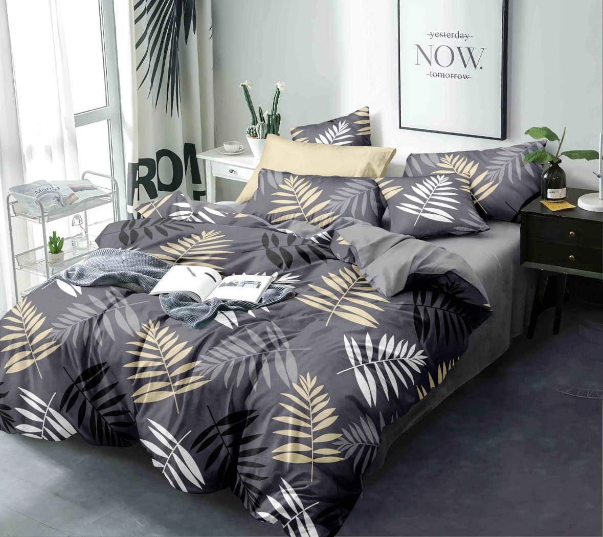 Ab Home Decor Super Soft 350Tc MicrofiberAc Comforter Double Bed Blanket/Duvet/Dohar For All Weather/SeasonsGlace Cotton Grey 