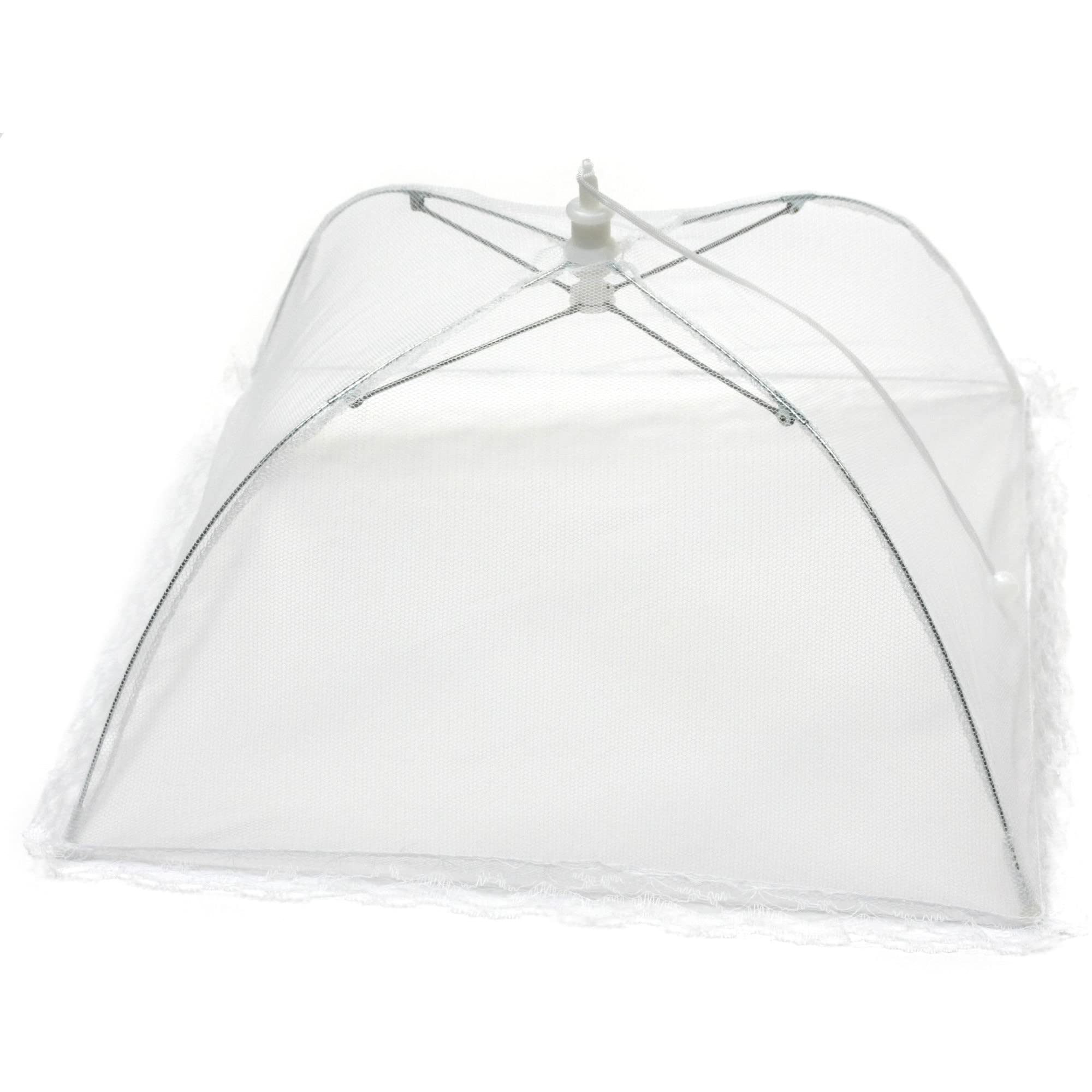 Chef Craft Classic Plastic Picnic Food Tent, 12 By 12 Inch Diameter, White