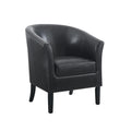 Linon Home Dcor Linon Home Decor Simon Club Chair, 33 x 28.25 x 25.5, Black