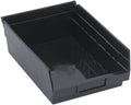 Quantum Storage Systems QSB107BK Economy Shelf Bin, 11-5/8 Length x 8-3/8 Width x 4 Height, Black, Pack of 20
