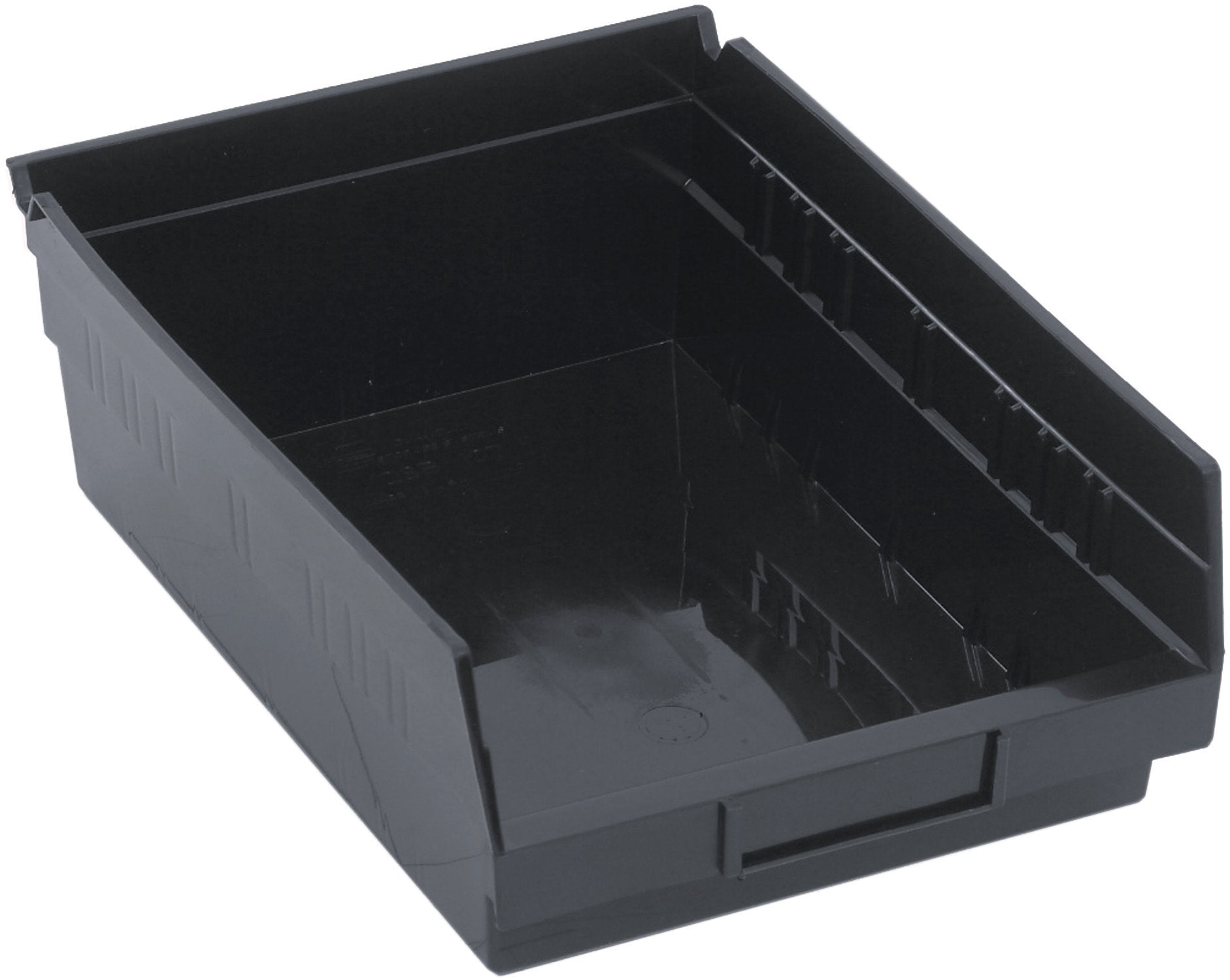 Quantum Storage Systems QSB107BK Economy Shelf Bin, 11-5/8 Length x 8-3/8 Width x 4 Height, Black, Pack of 20