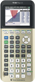 Texas Instruments Ti-84 Plus Ce Color Graphing Calculator, Golden Ratio (Metallic)