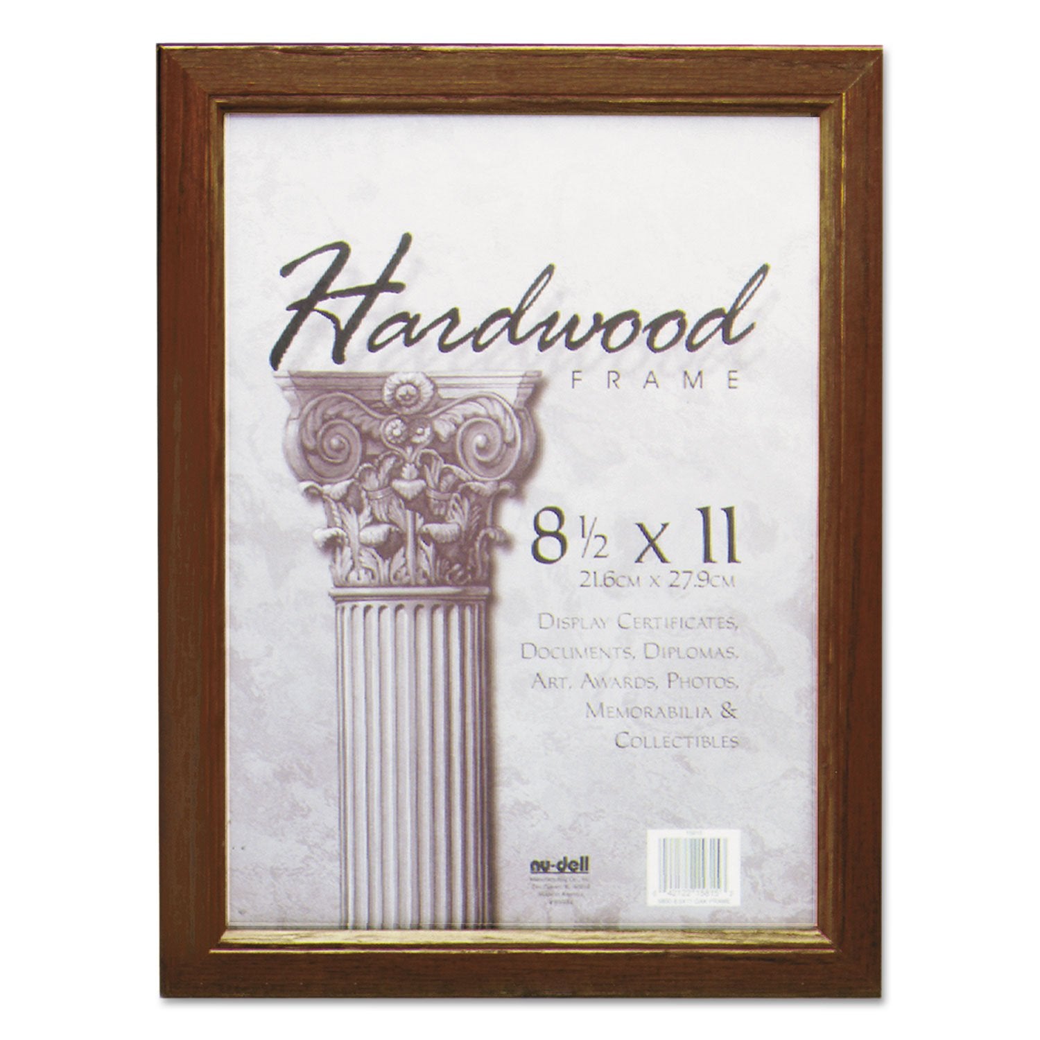 NuDell Certificate Frame | Frame for 8.5 x 11 Documents | Diploma frame | Picture Frames | Document Holder | Certificate Holders