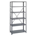 Safco Products 6269 Commercial Shelf Kit 36 W x 18 D x 72 H with 6 Shelves, Gray