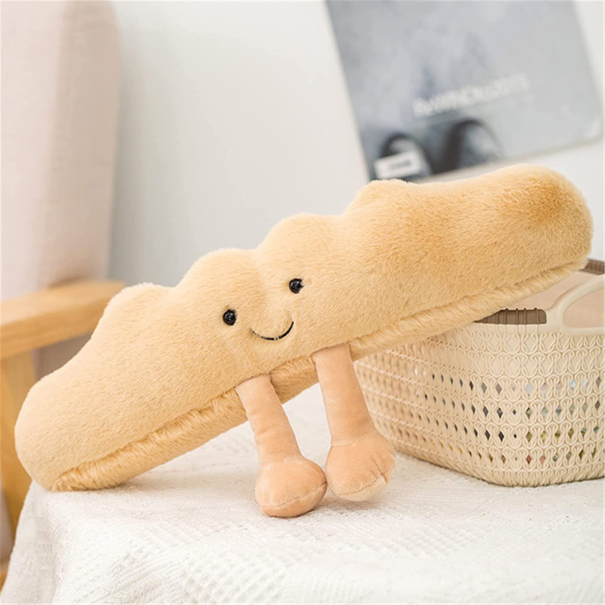 Baguette Plush Bread Pillow Toy, Cute Food Stuffed Animals Toy Funny Soft Plushies For Gifts For Kids Birthday