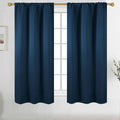 Diraysid Navy Blue Blackout Curtains For Bedroom And Living Room Thermal Insulated Room Darkening Curtains Drapes, 38 X 54, 2 Pa