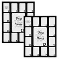 Modern Mama Memories School Years Picture Frame K-12 Photo Mat - Fits Any 11x14 Picture Frame (Does Not Include Frame) - Display