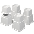Napnapday Bed Risers 7 Inch Heavy Duty In Adjustable Heights Of 7, 4 Or 3 Inches Bed Elevators, 1,500 Lbs Lifts Up Furniture Ris