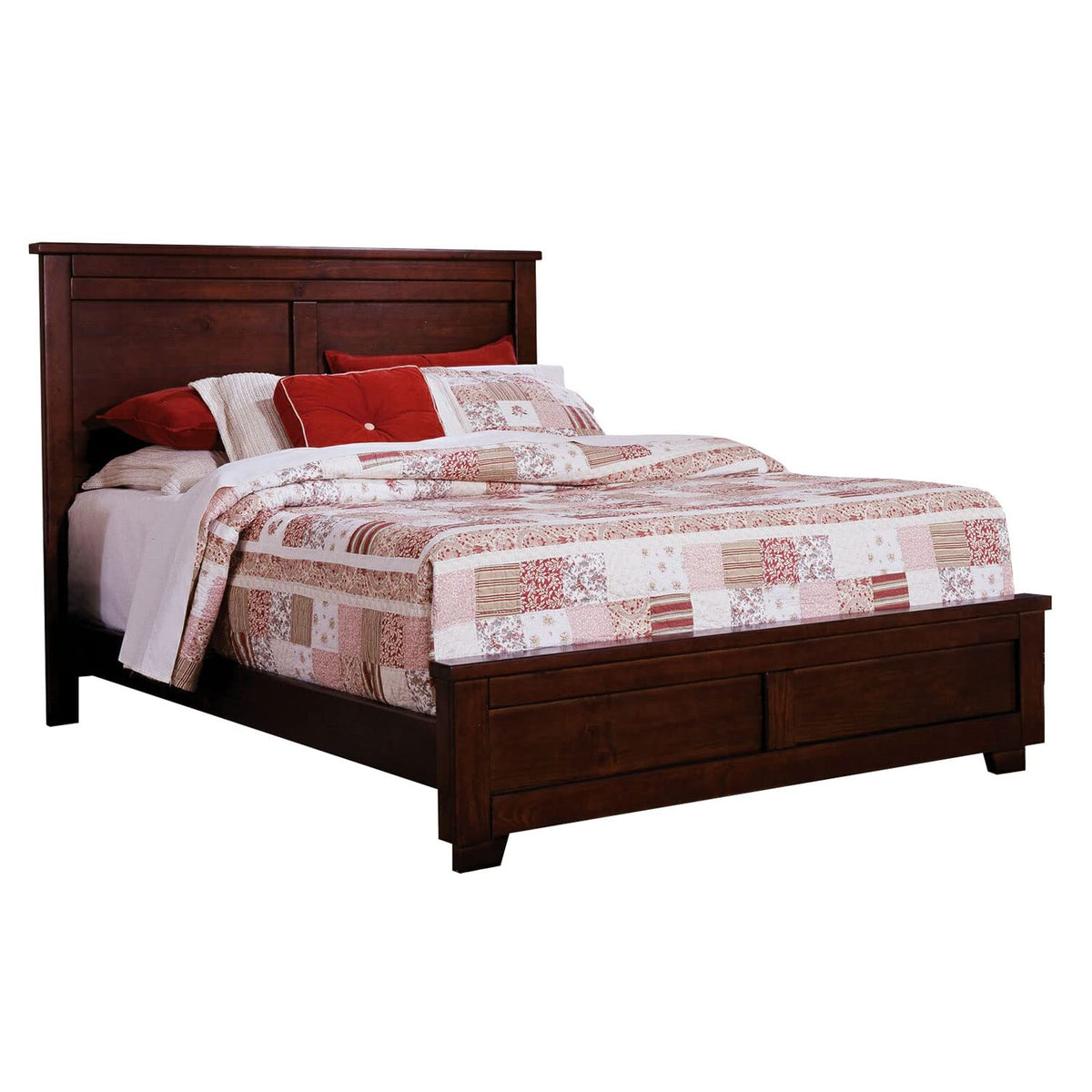 Progressive Furniture Queen Diego Bed, Espresso Pine