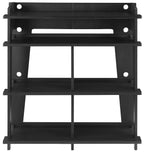 Crosley Furniture Soho Media Console, Record Player Stand With Vinyl Storage, Modern Home Organizer, Black