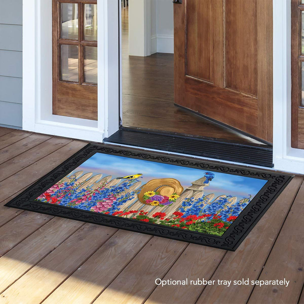 Briarwood Lane Green Thumb Spring Doormat Floral Indoor Outdoor 30' X 18'