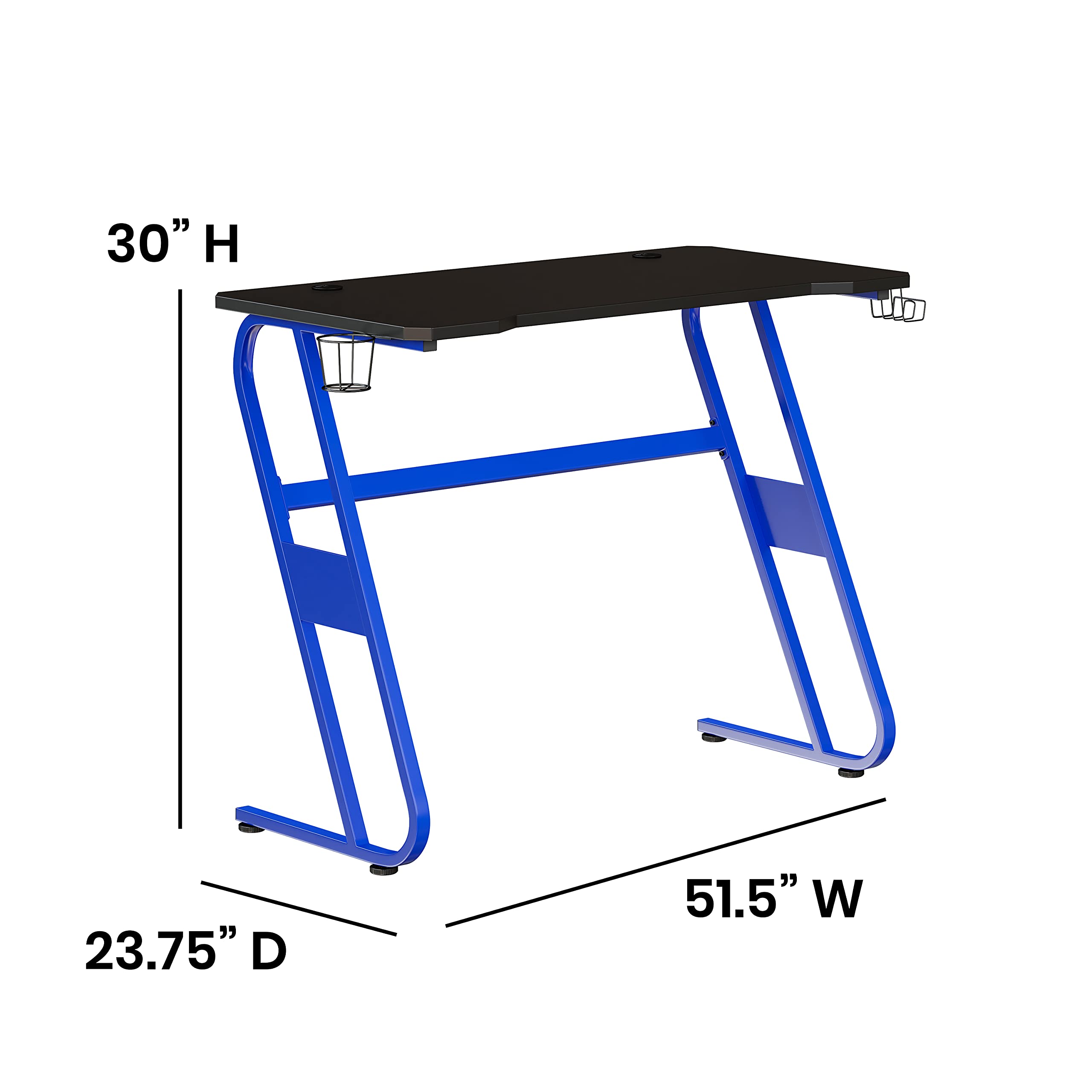 Flash Furniture Fisher Gaming Desk - Thumbnail 4