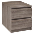 Scottsdale 2 Drawer Nightstand, Truffle Oak