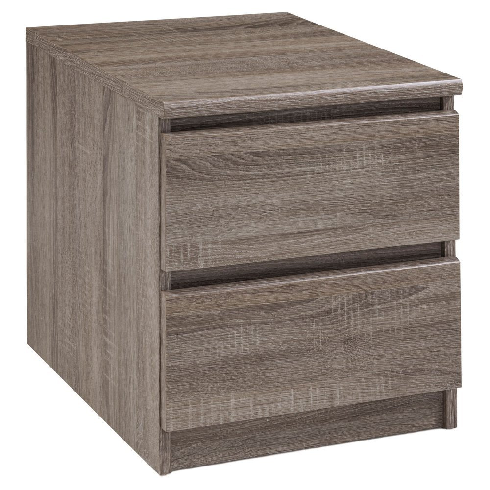 Scottsdale 2 Drawer Nightstand, Truffle Oak