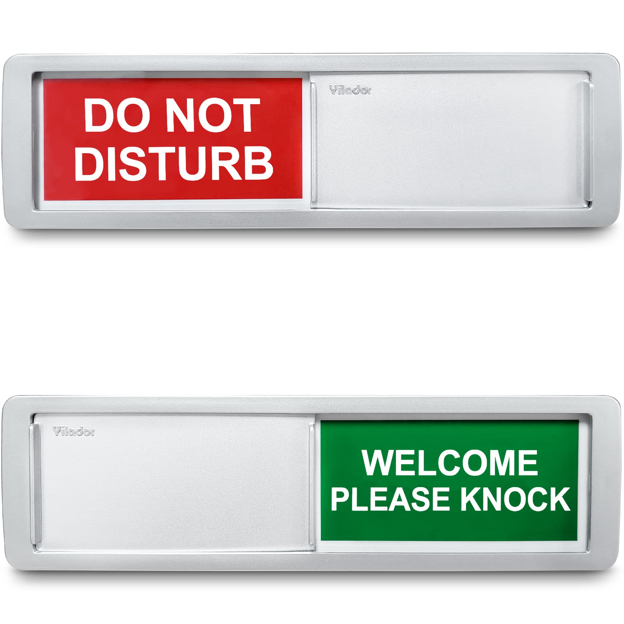 Privacy Sign, Do Not Disturb/Welcome Sign For Home Office Restroom Conference Hotles Hospital, Privacy Slide Door Sign Tells Whe