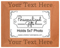 Custom Picture Frame Your Words Personalized Wood Engraved 5x7 Landscape Picture Frame