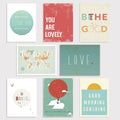 Little Citizens Mini Print Collection 5x7 Wall Card Prints, Nursery Wall Art Decor, Kid s Art Decor, Gender Neutral Nursery, Na