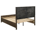 Coaster Home Furnishings Woodmont Farmhouse 5-Piece Bedroom Set Queen Size Storage Panel Bed Frame 54-inch Headboard Rustic Golden Brown 222631Q-S5