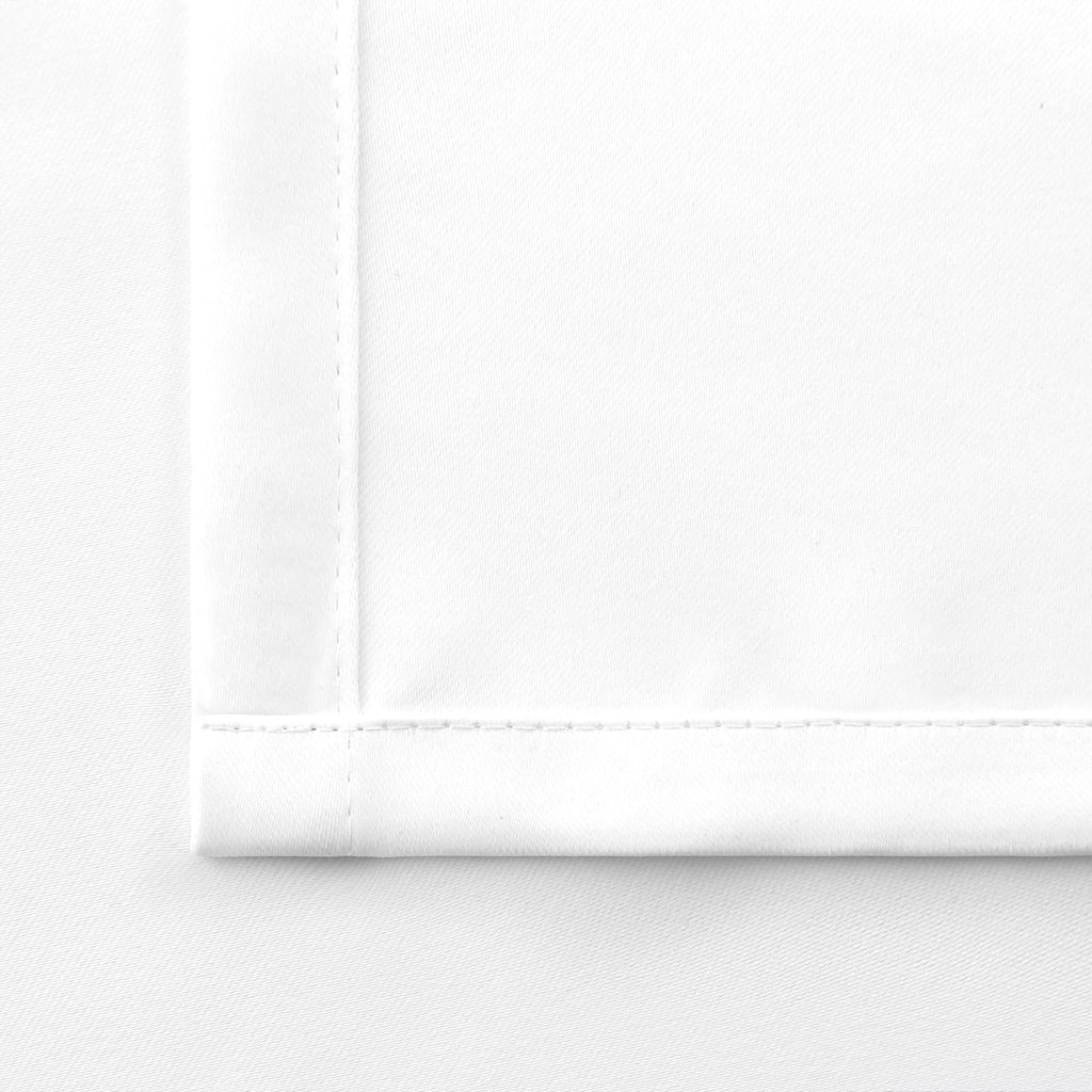 Bgment Window Curtains For Bedroom - 54 Inch Rod Pocket And Back Tab Thermal Insulated Room Darkening Curtains For Living Room, 2 Curtain Panels (42 X 54 Inch, Pure White)