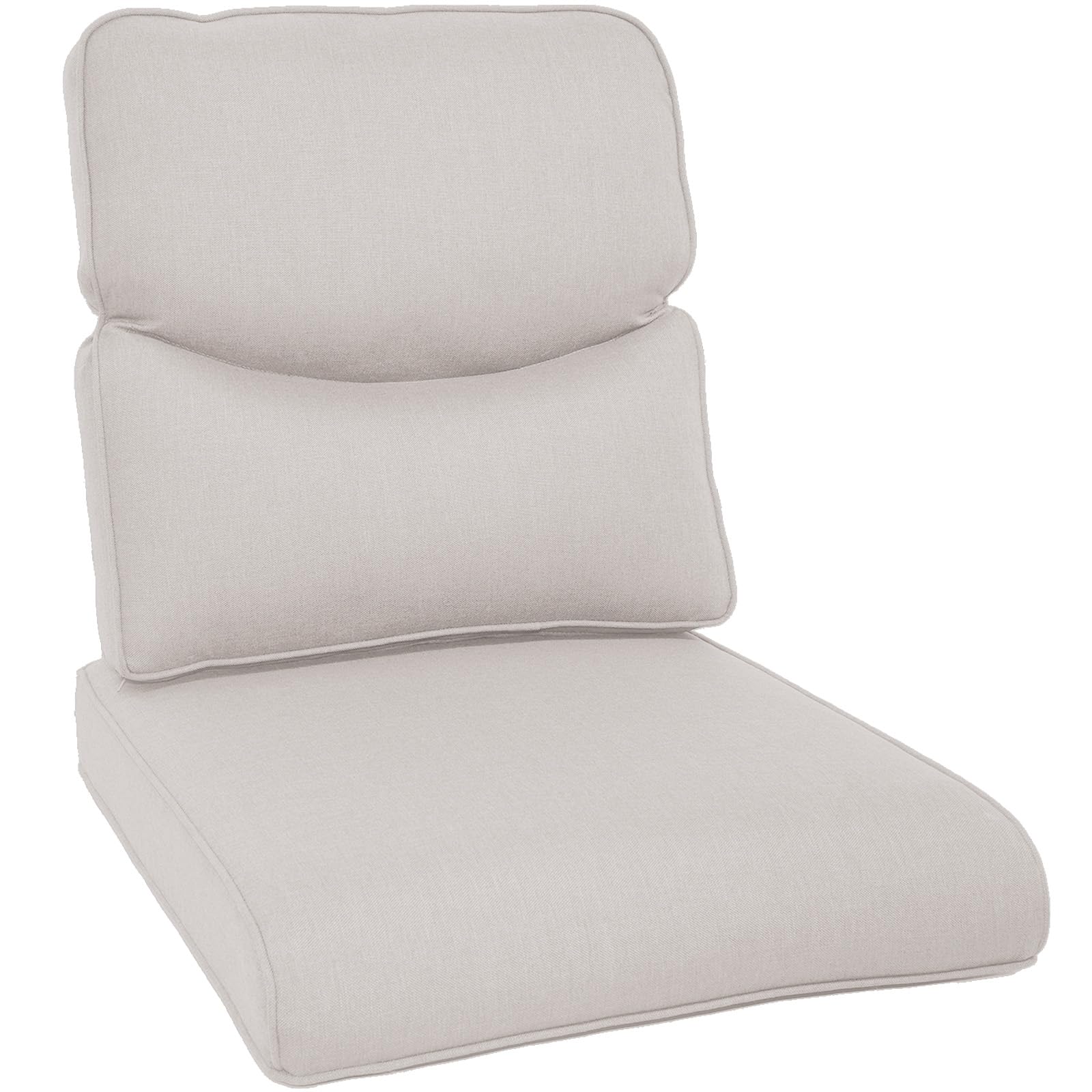 Belord Outdoor Cushions For Patio Furniture 22 X 24 Inch Patio Chair Cushions With Removable Cover, 1 Pair Of Cushions Including