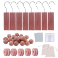 ZIUUFM Cedar Blocks for Clothes Storage, Cedar Chips and Balls for Closets and Drawers, Scented Sachets, 40 Pack for Healthy Liv