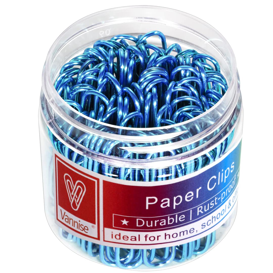 Vannise Paper Clips, 2 Inch Large Paper Clips(50Mm), Corrosion-Resistant Vinyl Coated Paper Clips, Durable And Save-Money, Holds