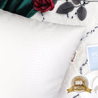 Brawarm White Leather Throw Pillows 12 X 20 Inches, Snake Leather Pillow Covers Pack Of 2, Faux Leather Decorative Lumbar Pillow