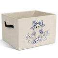 Tpbnnyqi Chinoiserie Ghost Halloween Foldable Storage Bins with Handles