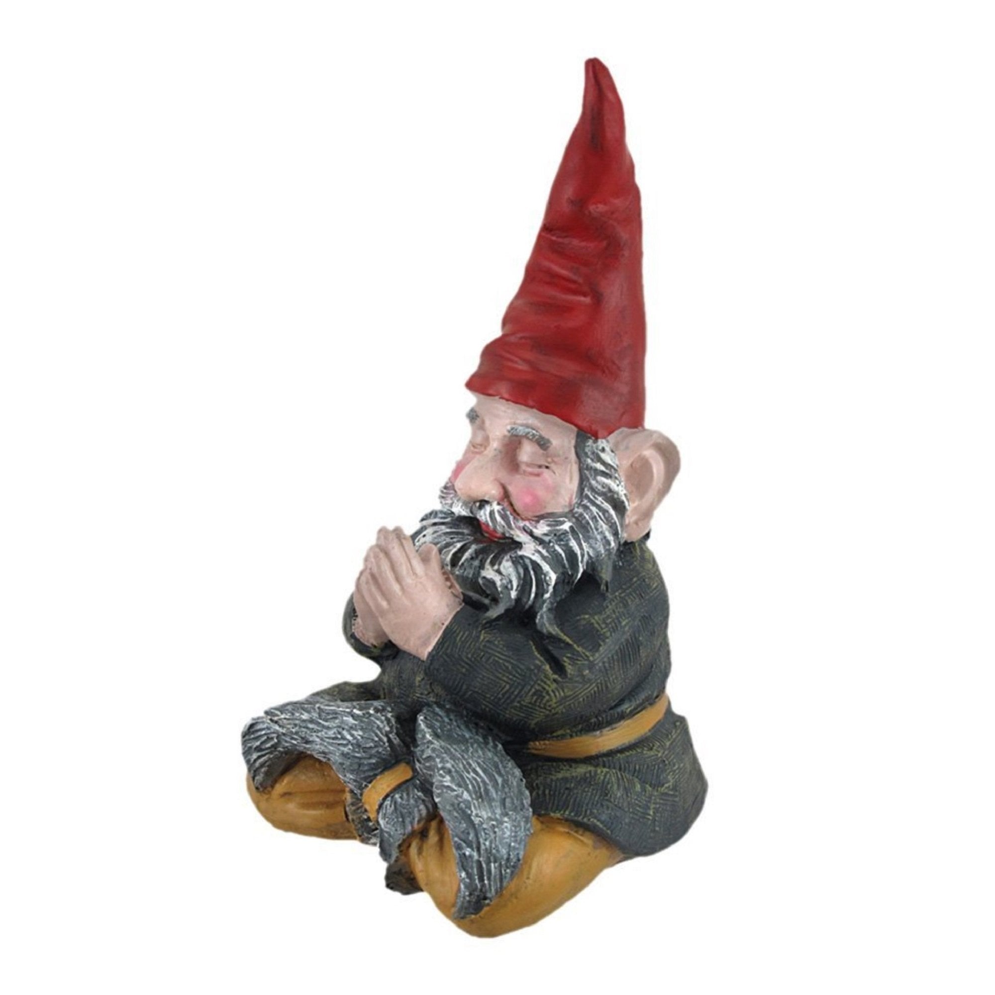Gnomes Of Toad Hollow - Meditating Zen Mordecai The Yoga Garden Gnome Figurine Statue 10' H