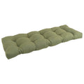 Blazing Needles Twill Tufted Bench Cushion, 46 x 19, Sage 1 Count
