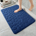 YIHOUSE Memory Foam Bath Mat Cobblestone Bathroom Rugs Super Water Absorbent Bath Mats for Bathroom Machine Washable Bath Rugs(1