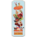 Bobs Burgers Character Group Vertical Wood Wall Decor - Fun Bobs Burgers Picture for Home Decorating