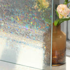 3D Prism Window Film,Transparent Decorative Glass Film Window Door Tint Sun Catcher Film,Rainbow Effect Static Cling Heat Contro