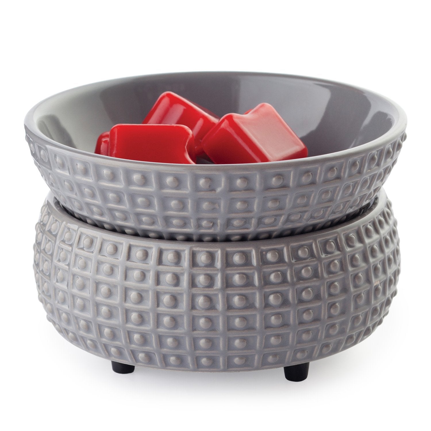 Candle Warmers Etc 2-In-1 Candle and Fragrance Warmer For Warming Scented Candles or Wax Melts and Tarts With To Freshen Room, S