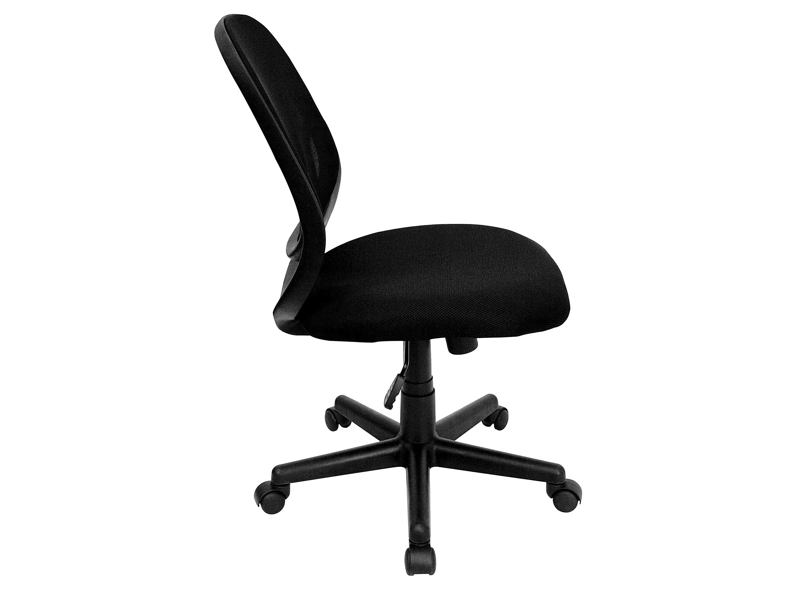 Flash Furniture Y-Go Chair™ Mid-Back Black Mesh Swivel Task Chair