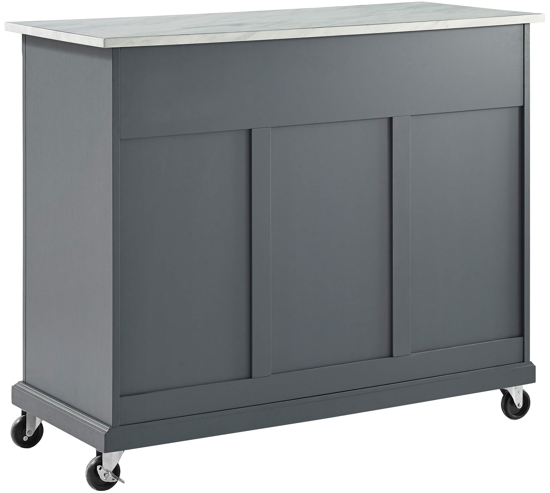 Crosley Furniture Avery Rolling Storage Cart and Kitchen Island