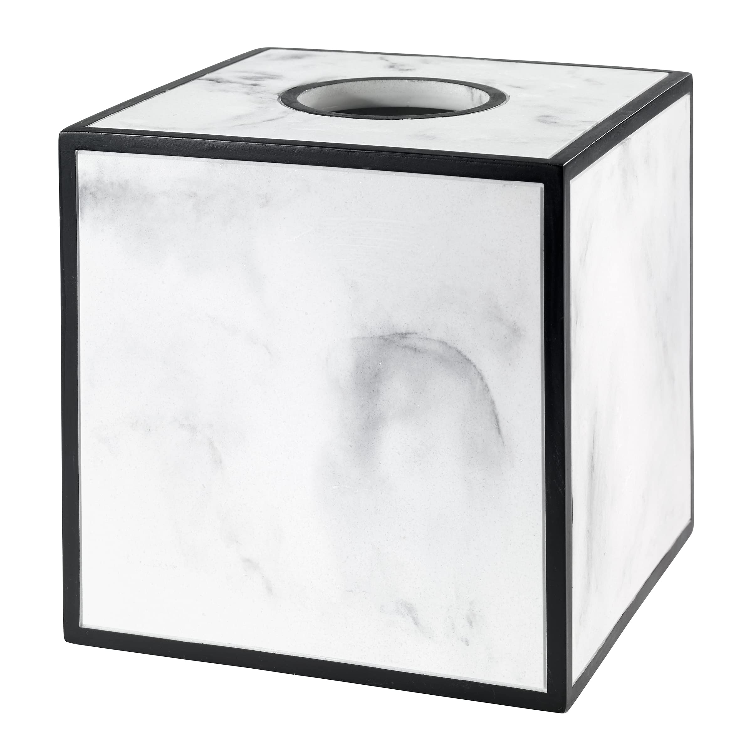 Avanti Linens - Tissue Box Cover, Guest Bathroom Essentials, Modern Home Decor (Jasper Collection)