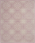 Nourison Jubilant Floral Ivory/Pink 86 x 12 Area-Rug, Easy-Cleaning, Non Shedding, Bed Room, Living Room, Dining Room, Kitch