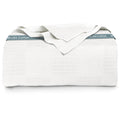 Jmr 100% Cotton Blanket - Lightweight Summer Blanket Twin Size (66X90) - Thermal Throw For Bed, Sofa, Summer And All Seasons (Wh