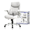 Nouhaus +Posture Ergonomic PU Leather Office Chair. Click5 Lumbar Support with FlipAdjust Armrests. Modern Executive Chair and C