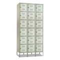 Safco Products Six Tier Box Locker, 3 Column, Tan